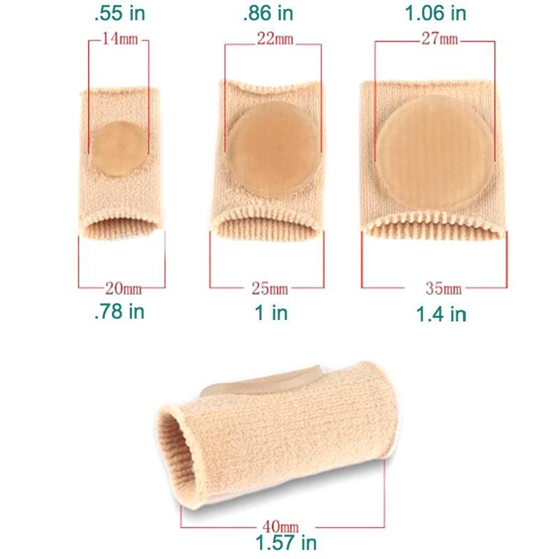 Gel Lined Corn Protector Toe Tubes - 4 Pack - Summit MX Shop