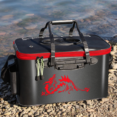 Foldable Waterproof Fishing Bucket - Live Fish Container - Summit MX Shop