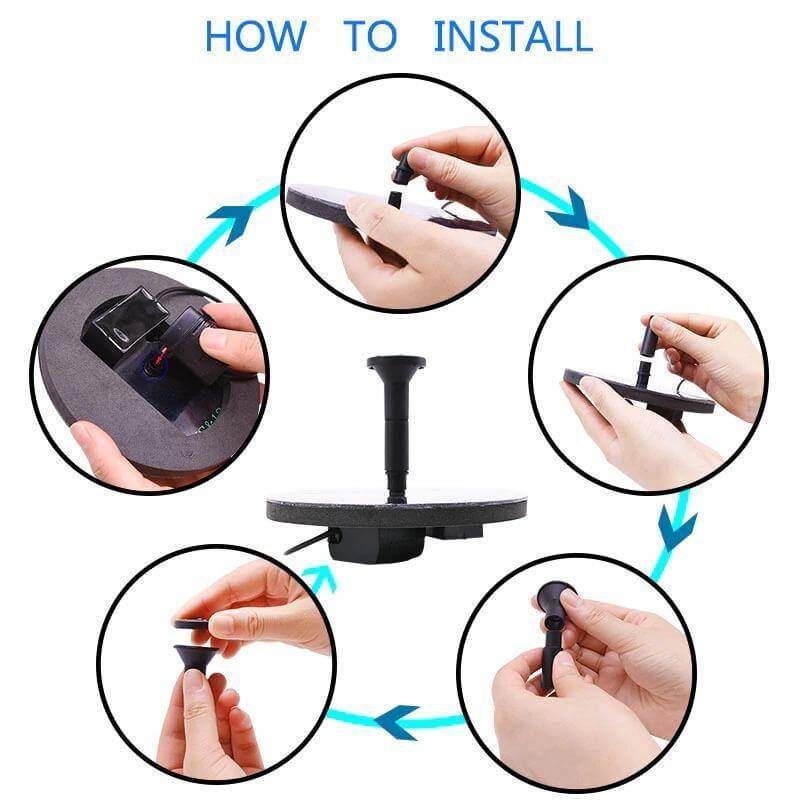 Solar-Powered Water Fountain - Summit MX Shop