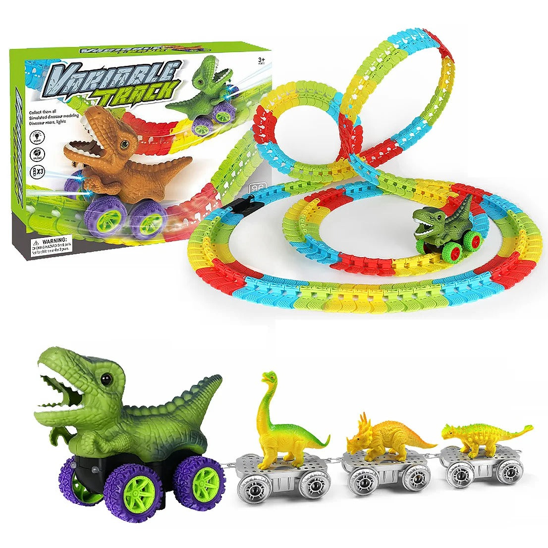 Dinosaur Car Track