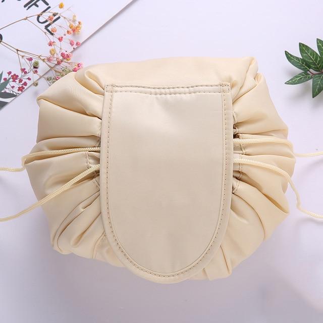 Frosted Travel Drawstring Pouch Waterproof Cosmetic Make up 